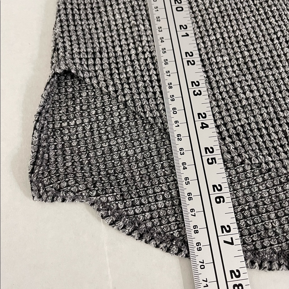 Soft surrounding Bailey waffle net eyelet lace pullover soft sweater size medium - Picture 5 of 10